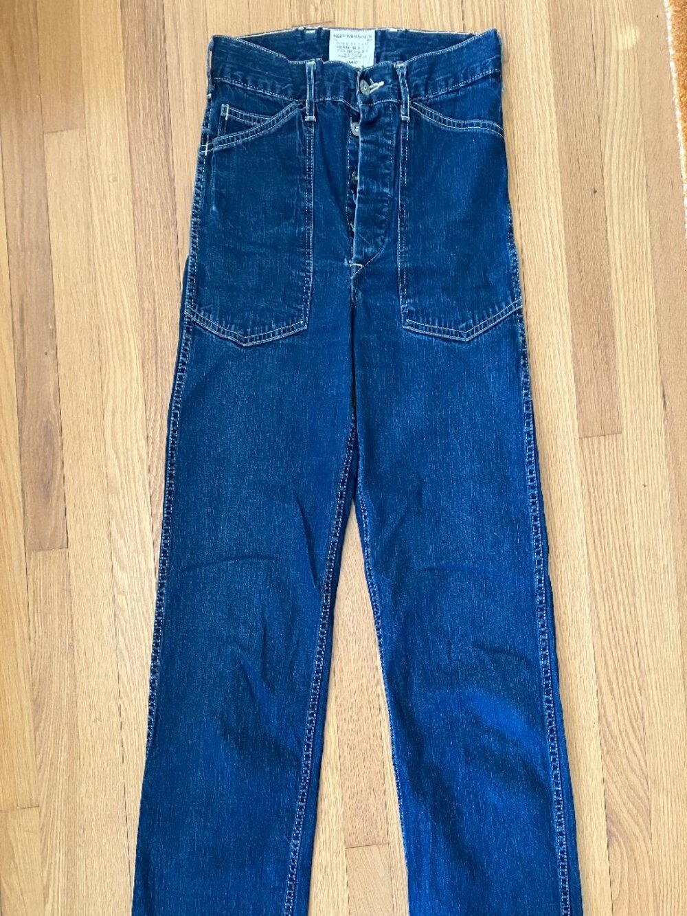 High Rise Cargo Jeans - Beams Boy Japan Sz M
